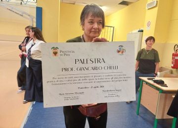 Intitolata la palestra Ipsia di Pontedera al professor Giancarlo Chelli