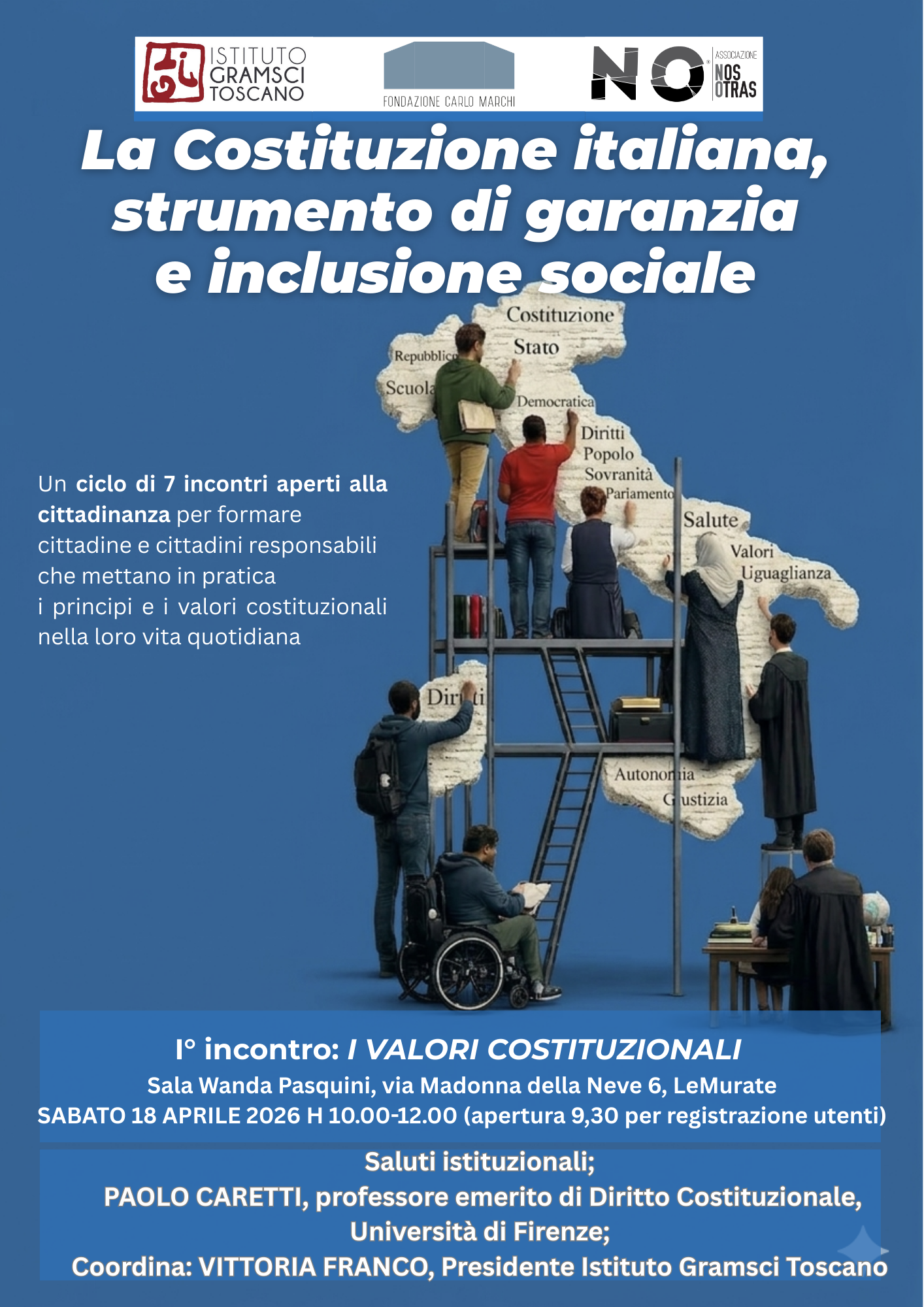 La Costituzione italiana: uno strumento di garanzia e inclusione sociale nel progetto dell'Istituto Gramsci Toscano