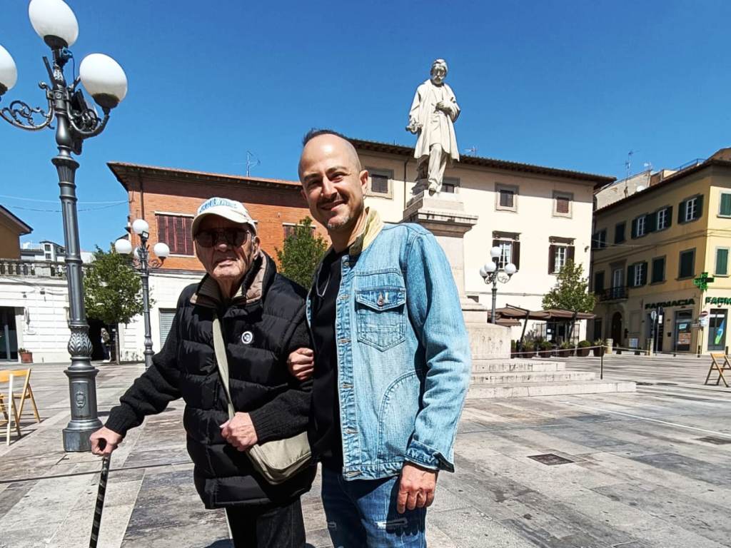 La storia di Rolando Croccolo: tornato a Fucecchio dopo oltre 80 anni, dove trovò rifugio come sfollato.