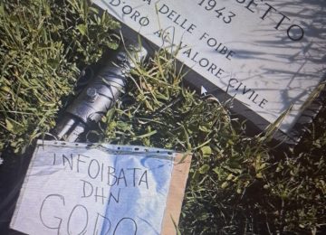 La targa dedicata a Norma Cossetto a Firenze è stata vandalizzata