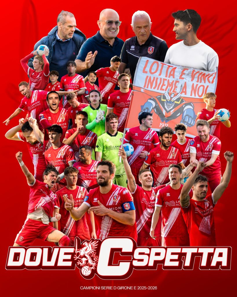 Il presidente Lamioni: "Il nostro posto"