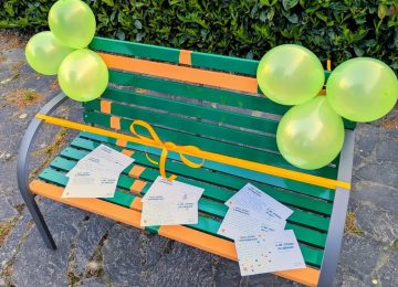 Lettere per il Futuro in occasione dell'inaugurazione della Panchina dell'Ascolto a Firenze