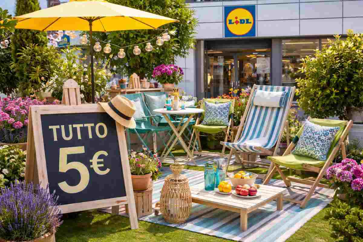 Lidl dà il via alle offerte per l'inizio dell'estate: arredi per giardino e balcone a soli 5 euro! – OK!Mugello