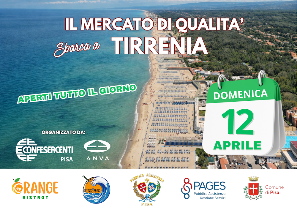 Mercato domenicale a Tirrenia: Shopping sul mare!