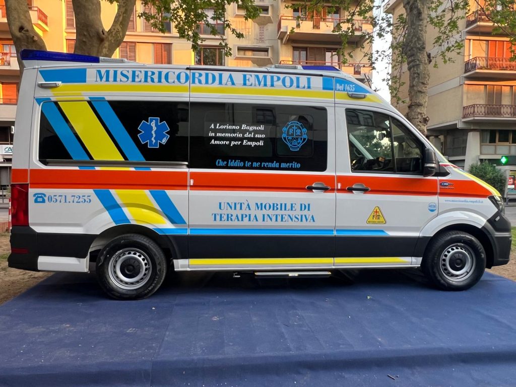 Misericordia di Empoli: Presentata la nuova ambulanza