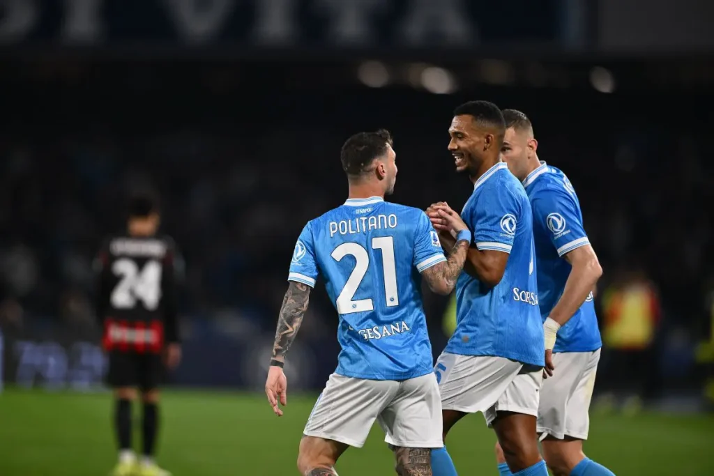 Napoli-Milan 1-0: Politano Segna nel Finale e Porta gli Azzurri in Vantaggio - Agenzia di Stampa Italpress