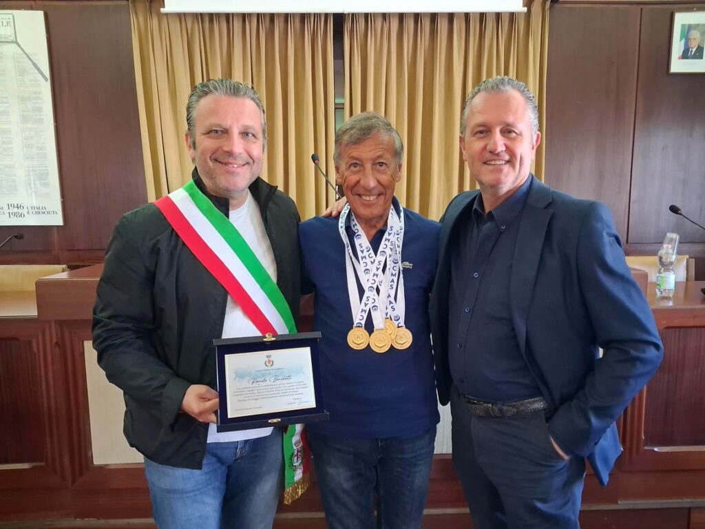 Nuoto pinnato: Santa Croce celebra il suo 'Recordman' Romolo Becchetti