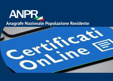 Nuovo servizio online per il download dei certificati di Stato Civile dal portale dell’Anagrafe Nazionale della Popolazione Residente