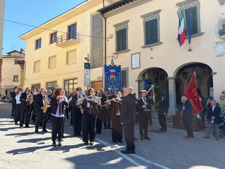 Reggello festeggia l'81° anniversario della Liberazione