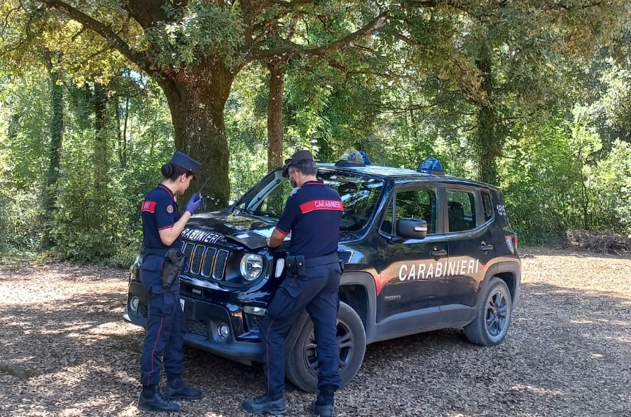 Smantellato il bivacco dello spaccio nei boschi di Corsignano