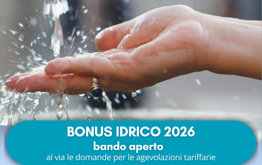 Pontassieve: Al via il bonus idrico 2026 per le famiglie
