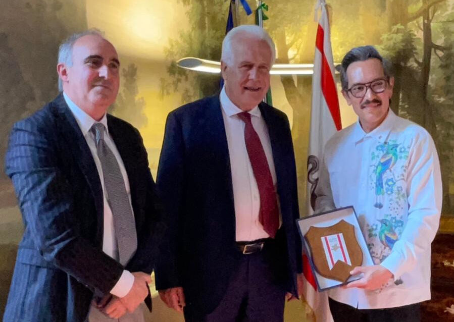 Giani incontra l'ambasciatore del Messico in Italia, Lozano