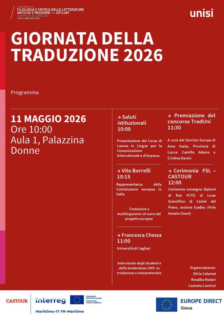 A Arezzo si festeggia la 'Giornata della Traduzione 2026'
