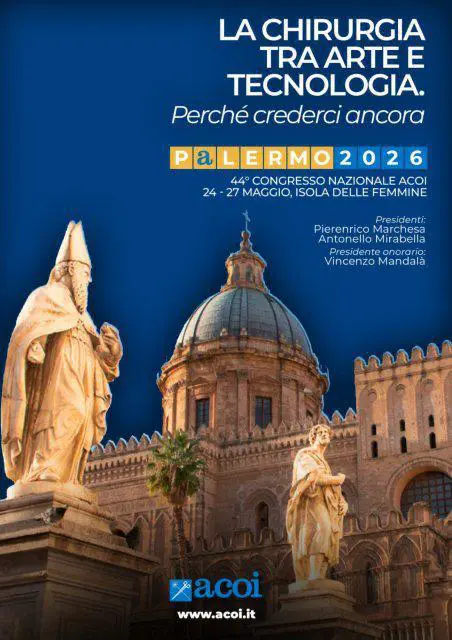 Il 44° Congresso Nazionale ACOI inizia domenica 24 maggio a Palermo