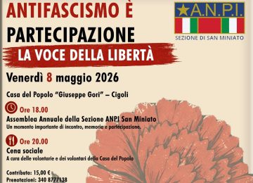 ANPI San Miniato: Convocata l'Assemblea Annuale