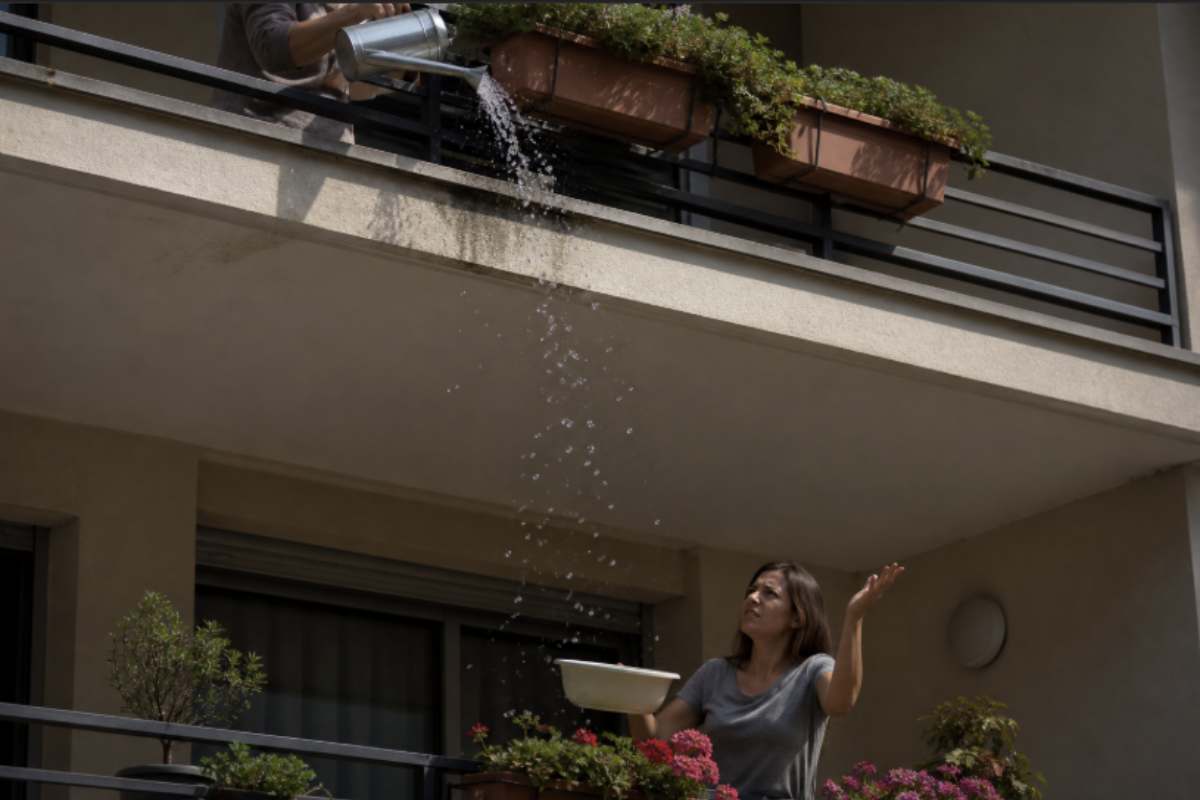Acqua che cade dal balcone: quando diventa reato secondo la legge - Dati AI – OK!Mugello
