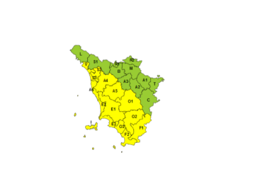 Arrivo di temporali: allerta gialla per la Toscana centro-meridionale