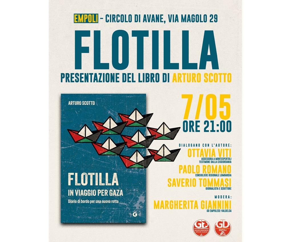 Arturo Scotto presenta il suo libro 'Flotilla' al Circolo di Avane
