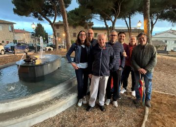 Barberino Val d'Elsa, inaugurato il restauro della storica fontana