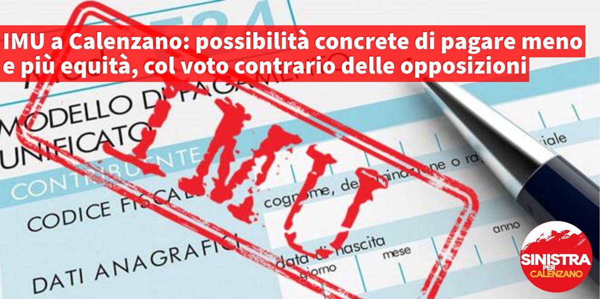 Calenzano: Nuova opportunità per gli accertamenti IMU