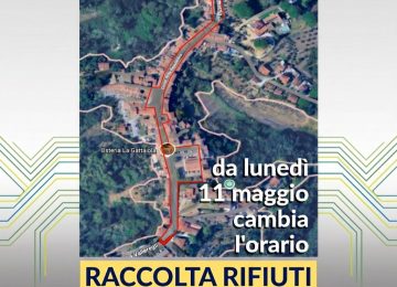 Centro Storico di Fauglia: Modifica all'orario della raccolta dei rifiuti