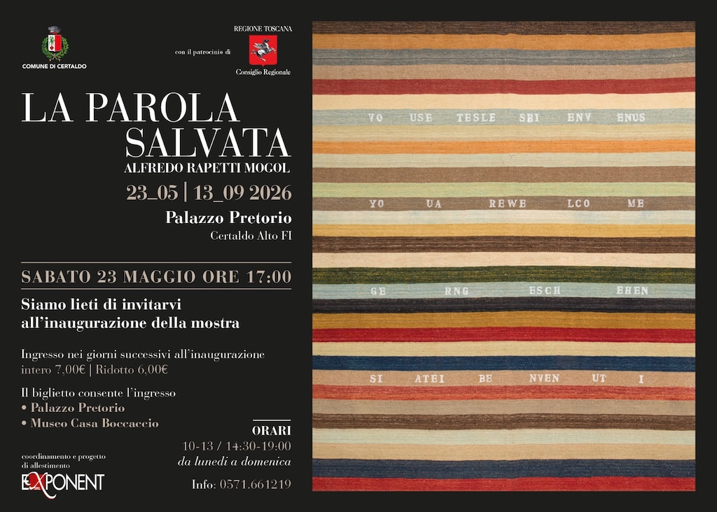 CertaldoArte: al Palazzo Pretorio si apre la mostra 'La Parola Salvata'