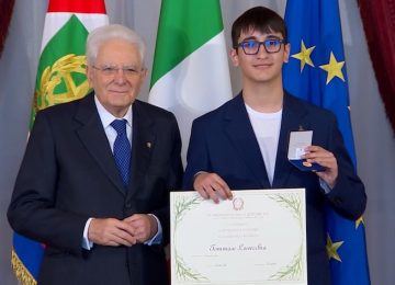 Da Roffia alle stelle: il 15enne Tommaso Lavecchia è il nuovo alfiere della Repubblica Italiana