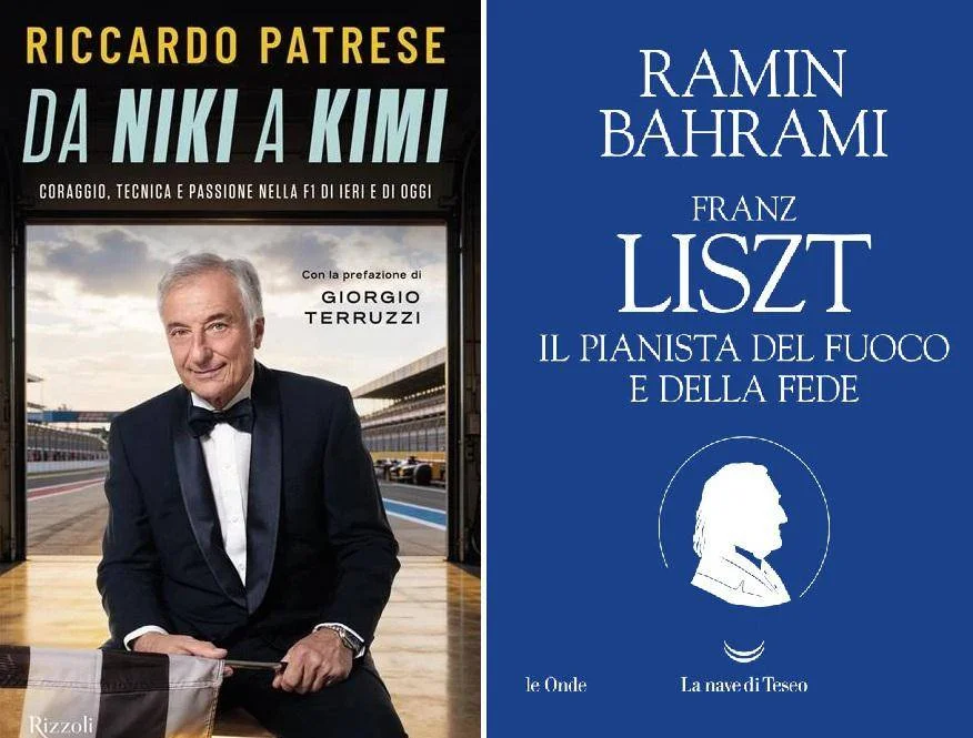 Dalla F1 di Patrese a Franz Liszt raccontato da Bahrami: le novità in libreria