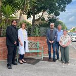 Inaugurata una 'Panchina del Sollievo' presso l'hospice San Martino