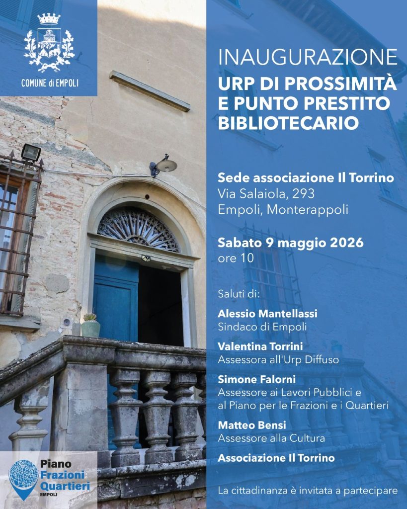 Inaugurazione dell'URP di Prossimità e del Punto Prestito Bibliotecario di Monterappoli