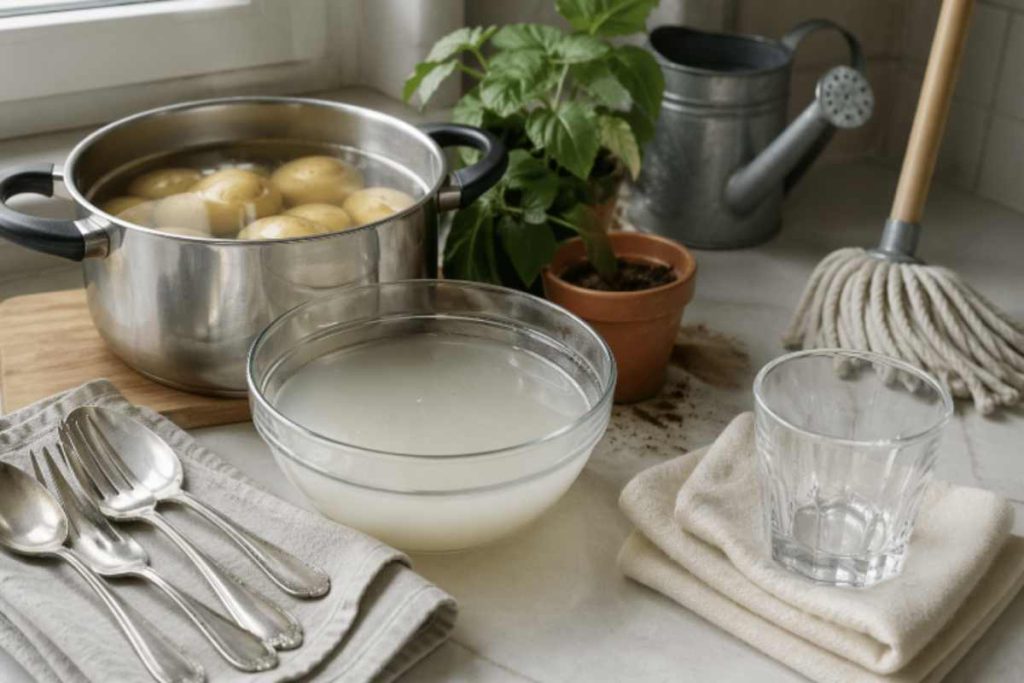 L'acqua di cottura delle patate: un tesoro per casa e giardino – Scopri perché!