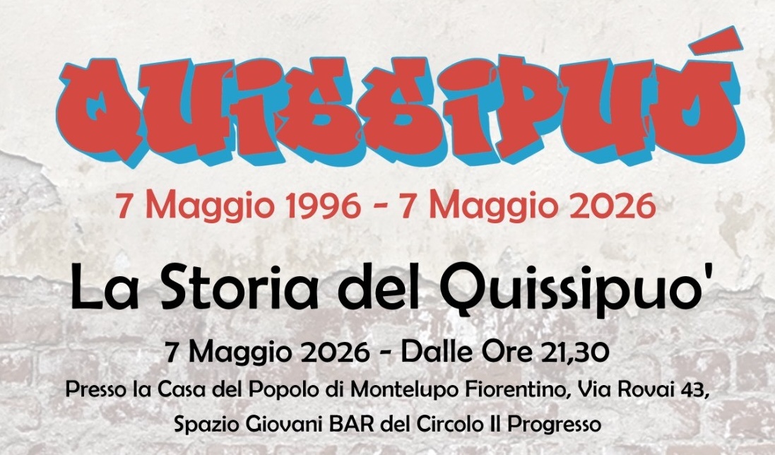 L'associazione 'Quissipuò' torna in vita per una serata speciale a Montelupo