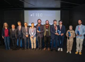 Leonardo e Telespazio premiamo i vincitori della settima edizione del #T-TeC