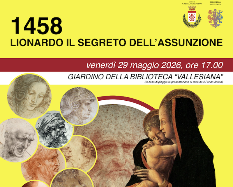 L'infanzia e il mistero delle origini di Leonardo da Vinci: il libro di Claudio Cinelli in mostra a Castelfiorentino