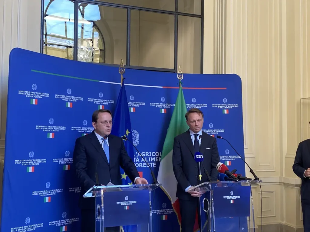Lollobrigida incontra il Commissario UE Várhelyi: "Maggiore sorveglianza e tolleranza zero sugli agrofarmaci"