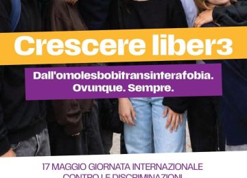 17 MAGGIO: GIORNATA MONDIALE CONTRO LE DISCRIMINAZIONI LEGATE ALL'ORIENTAMENTO SESSUALE E ALL'IDENTITÀ DI GENERE – Provincia di Arezzo