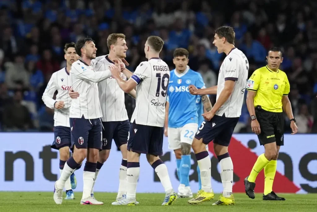 Napoli sconfitto dal Bologna, rinviata la qualificazione in Champions League - Agenzia Italpress