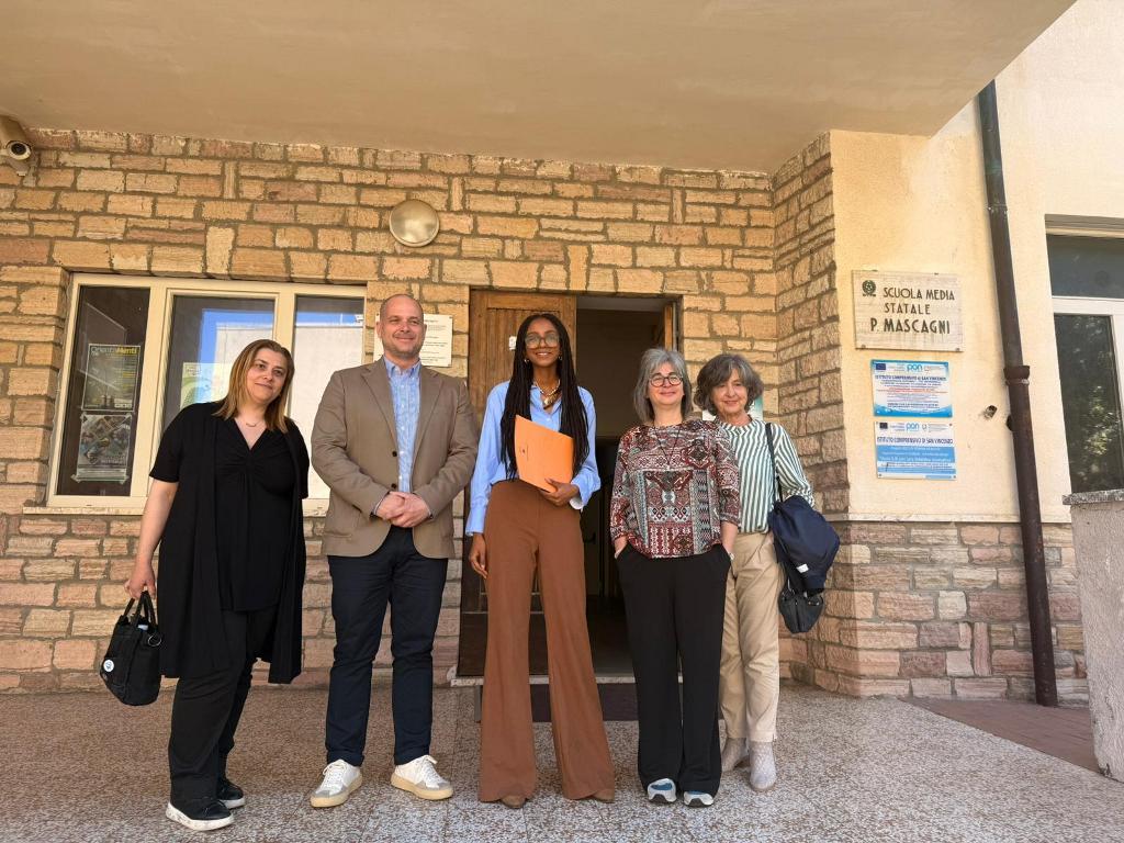 San Vincenzo: Sopralluogo di Mia Diop sui beni confiscati in Italia