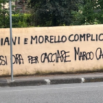Scritta contro Giani, Morello e Carrai a Firenze