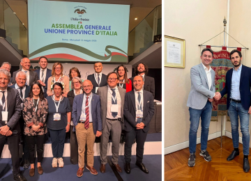 Il PRESIDENTE DELLA PROVINCIA DI AREZZO ALESSANDRO POLCRI INTERVIENE ALL’ASSEMBLEA GENERALE DELL’UPI: ELETTO ALL’UNANIMITÀ ENZO LATTUCA – Provincia di Arezzo