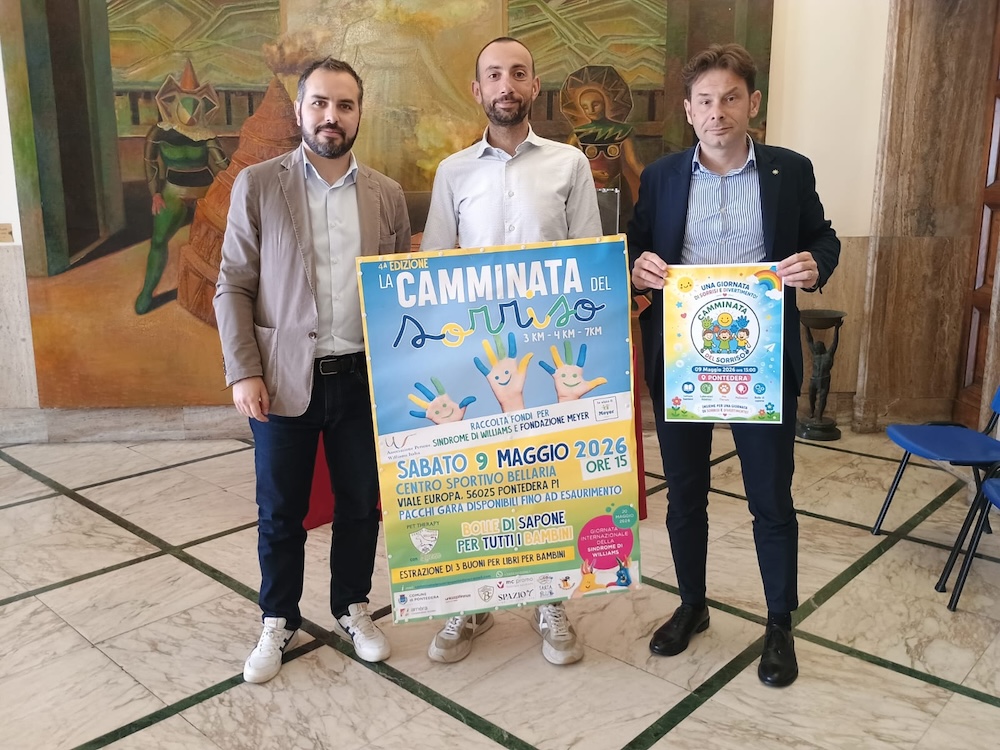 Sport e solidarietà: ritorna a Pontedera la "Camminata del Sorriso"