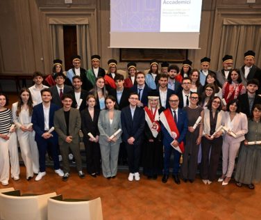 Università di Firenze: consegna dei riconoscimenti accademici