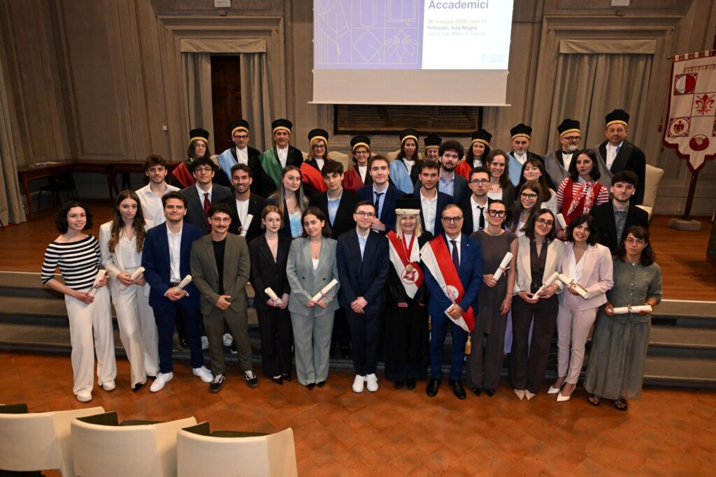 Università di Firenze: consegna dei riconoscimenti accademici