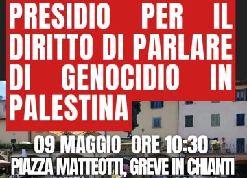 Solidarietà a Greve in Chianti: Attivisti pro Palestina