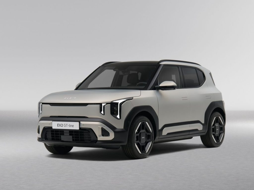 Kia amplia la gamma EV2 con le nuove varianti Black-Line, GT-Line e a lungo raggio.