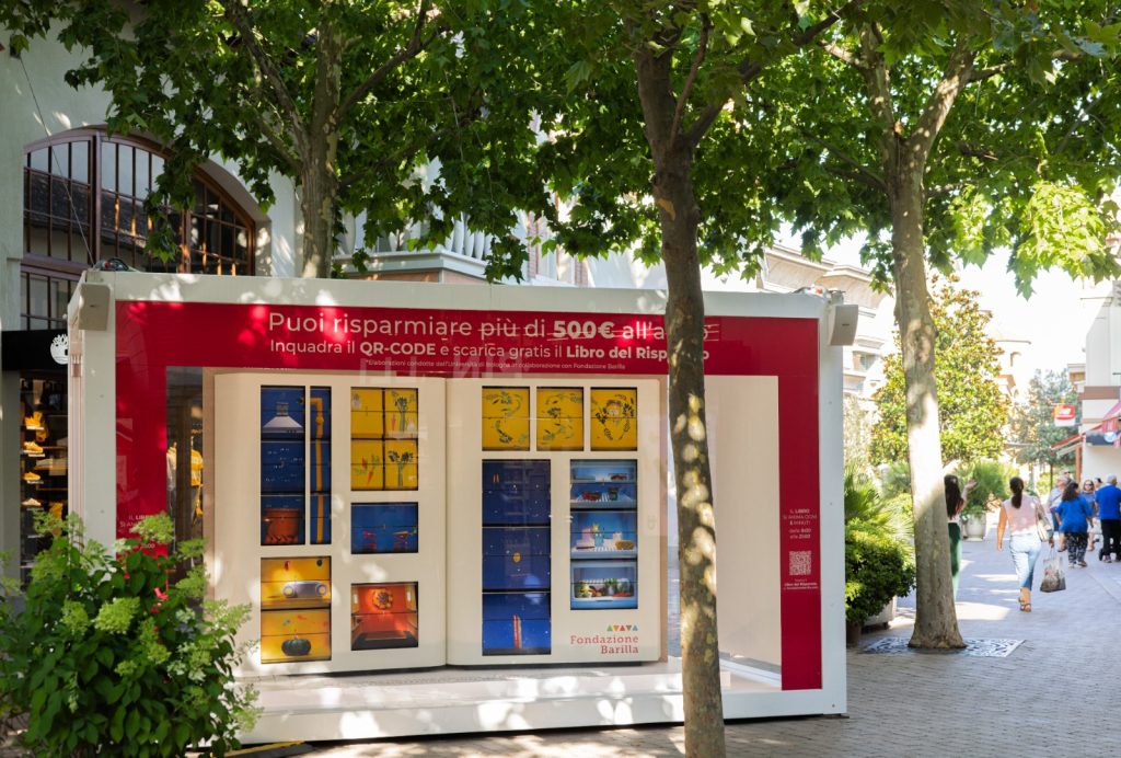 A Fidenza Village, un'installazione della Fondazione Barilla per combattere lo spreco alimentare
