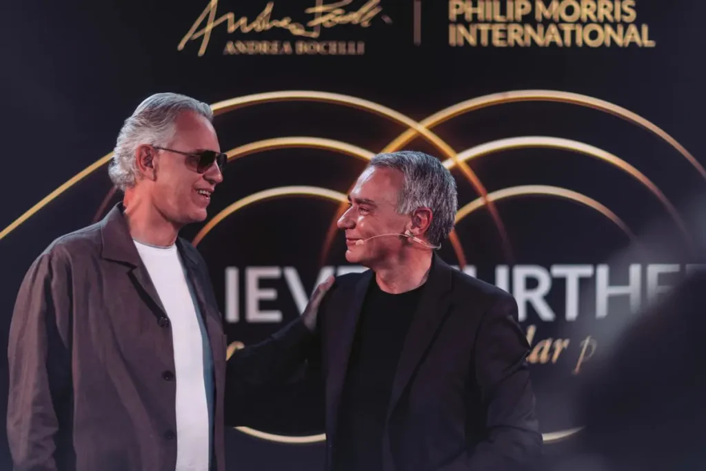 Philip Morris International e Bocelli presentano il progetto “Believe. Further”