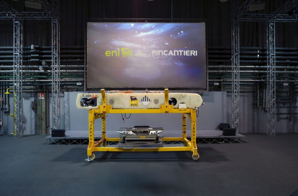 Accordo tra Eni e Fincantieri per lo sviluppo di tecnologie innovative nel monitoraggio subacqueo