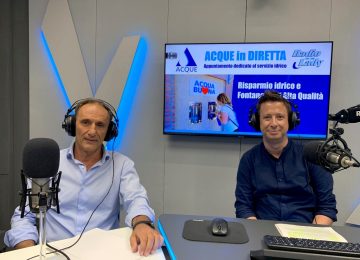 Ad Acque in Diretta su Radio Lady si discute di risparmio idrico e fontanelle di alta qualità