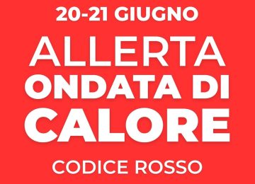 Allerta caldo in Toscana, codice rosso nel weekend